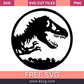 Jurassic Park Svg Free Cut File for Cricut- 8SVG