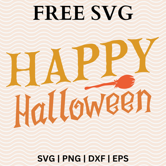 Happy Halloween SVG Free & PNGFor Cricut or Silhouette-8SVG