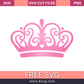 Princess Crown Svg Free Cut File For Cricut Download- 8SVG