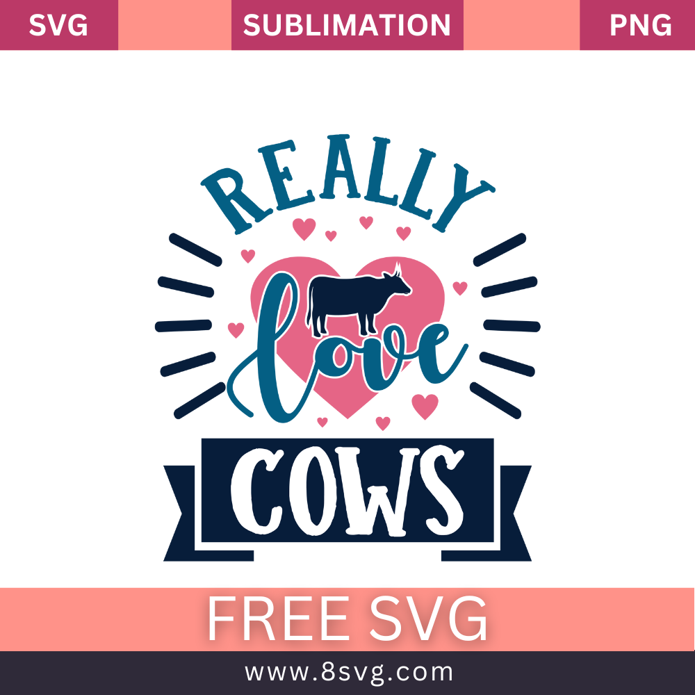 This Heifer Don't Take No Bull: Free Download of Cow Farmhouse SVG and PNGcut files For Cricut- 8SVG