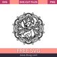 Stitch Mandala Svg Free Cut File For Cricut- 8SVG