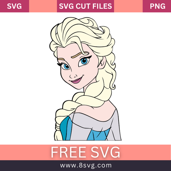 Disney Princess Elsa layered Frozen Svg Free Cut File – RNOSA LTD | 8SVG