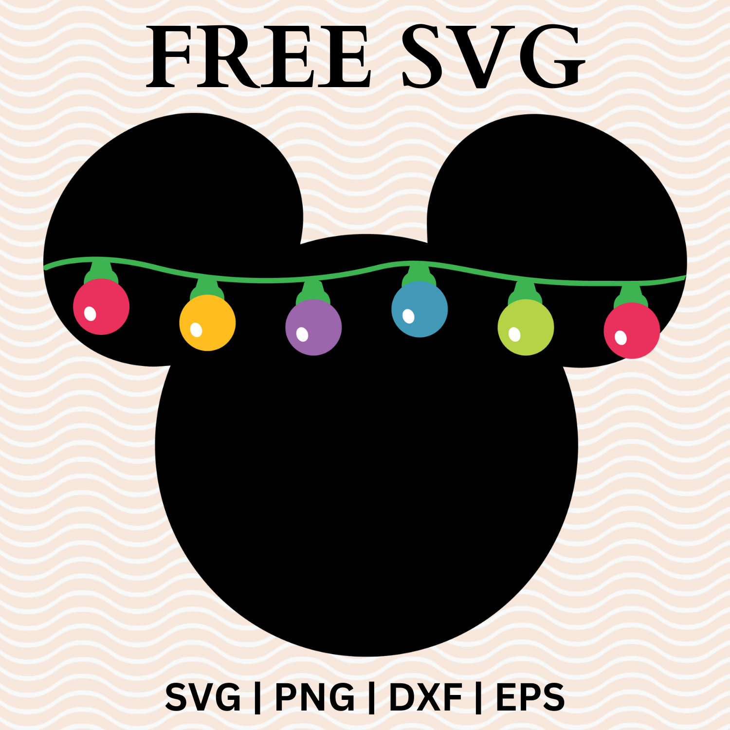 Disney Christmas ornament SVG Free For Cricut or Silhouette-8SVG