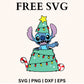 Stitch Christmas Tree SVG Free File For Cricut & Silhouette