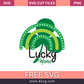 Lucky Mama St. Patricks Day SVG Free And Png Download- 8SVG