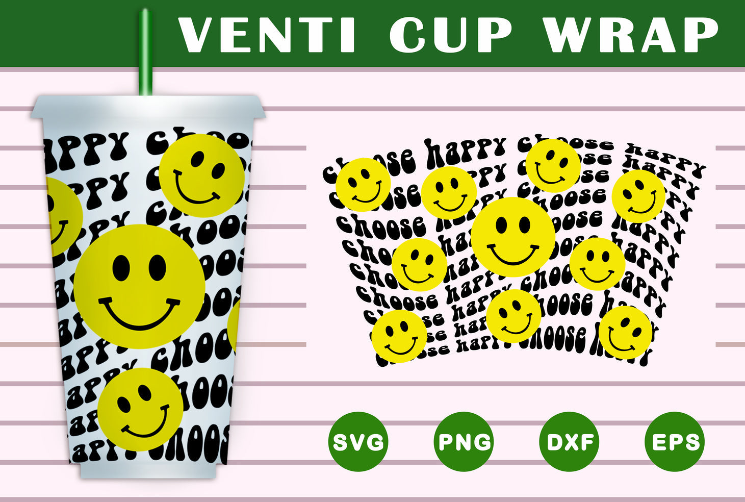 Choose Happy Smiley Wrap SVG Free And Png Download- 8SVG