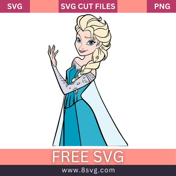 Disney Princess Elsa layered Frozen Svg Free Cut File – RNOSA LTD | 8SVG