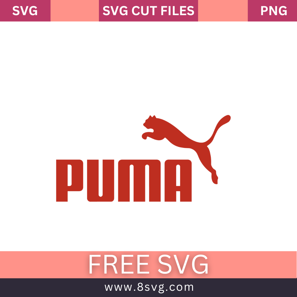 PUMA Svg Free Cut Fil For Cricut- 8SVG