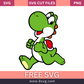 Mario 2d Mario Yoshi The Dino Svg Free Cut File For Cricut- 8SVG