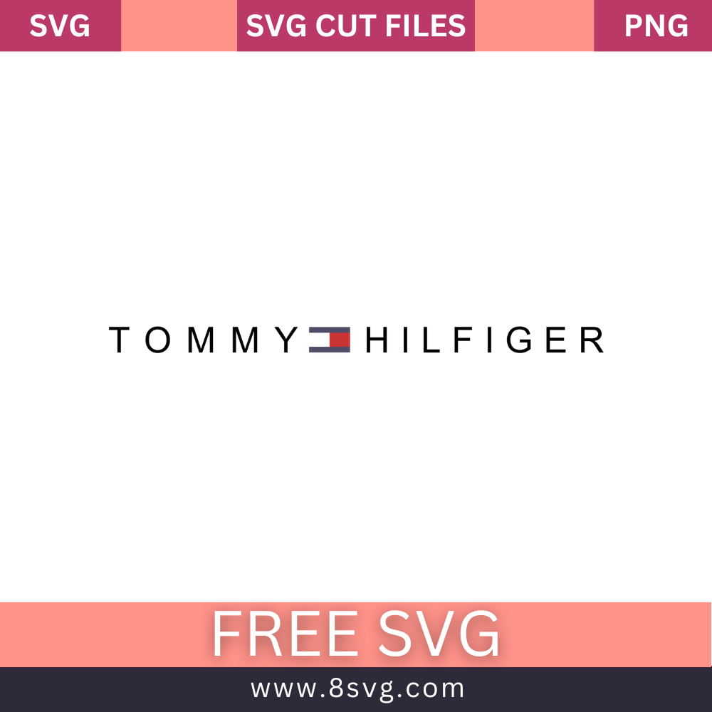 Tommy Hilfiger Svg Free Cut File For Cricut- 8SVG