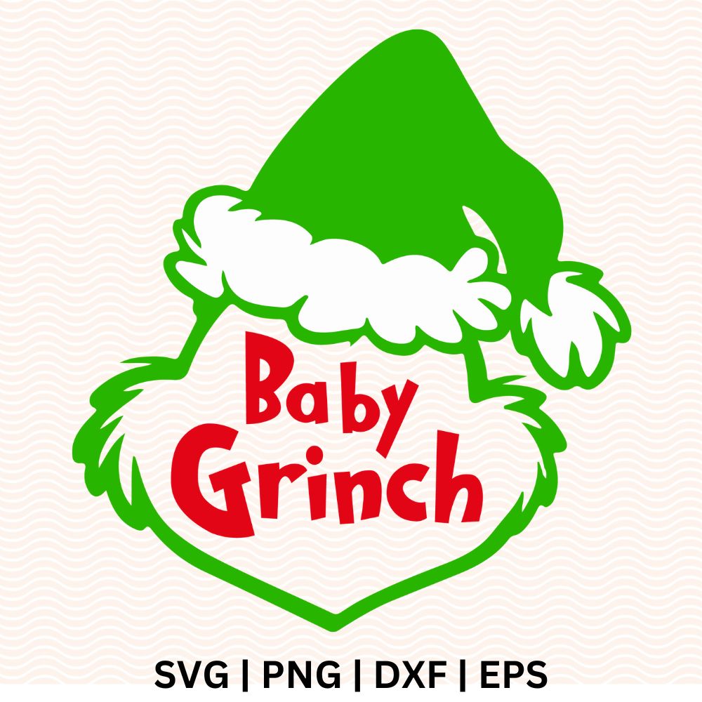 Baby Grinch SVG Free File For Cricut & Silhouette