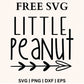 Little Peanut Baby SVG Free & PNG file for Cricut