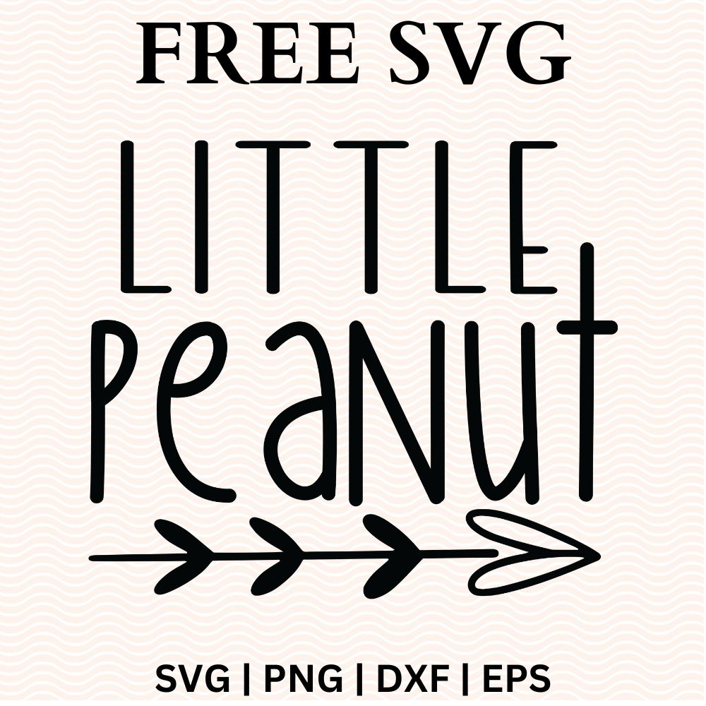 Little Peanut Baby SVG Free & PNG file for Cricut-8SVG