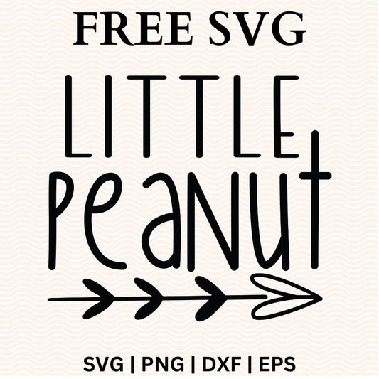 Little Peanut Baby SVG Free & PNG file for Cricut