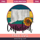 Sunflower State CONNETICUT Sublimation Free PNG Download