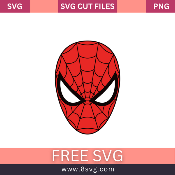 Spiderman SVG Free Cut File for Cricut – 8SVG