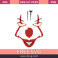 Penny Wise Face 1 SVG Free Cut File for Cricut- 8SVG