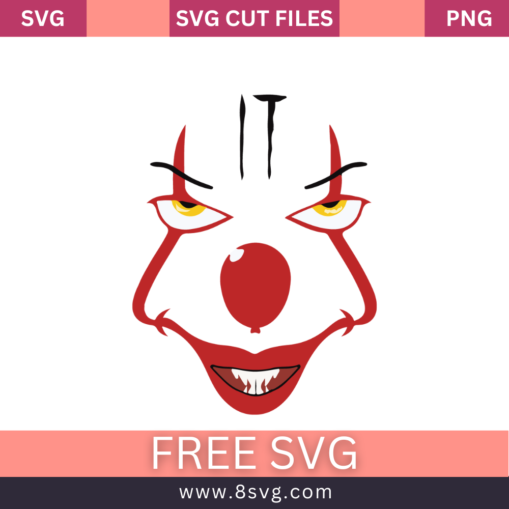 Penny Wise Face 1 SVG Free Cut File for Cricut- 8SVG