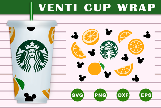 Watermelon coffe Wrap Starbucks SVG Free And Png Download- 8SVG