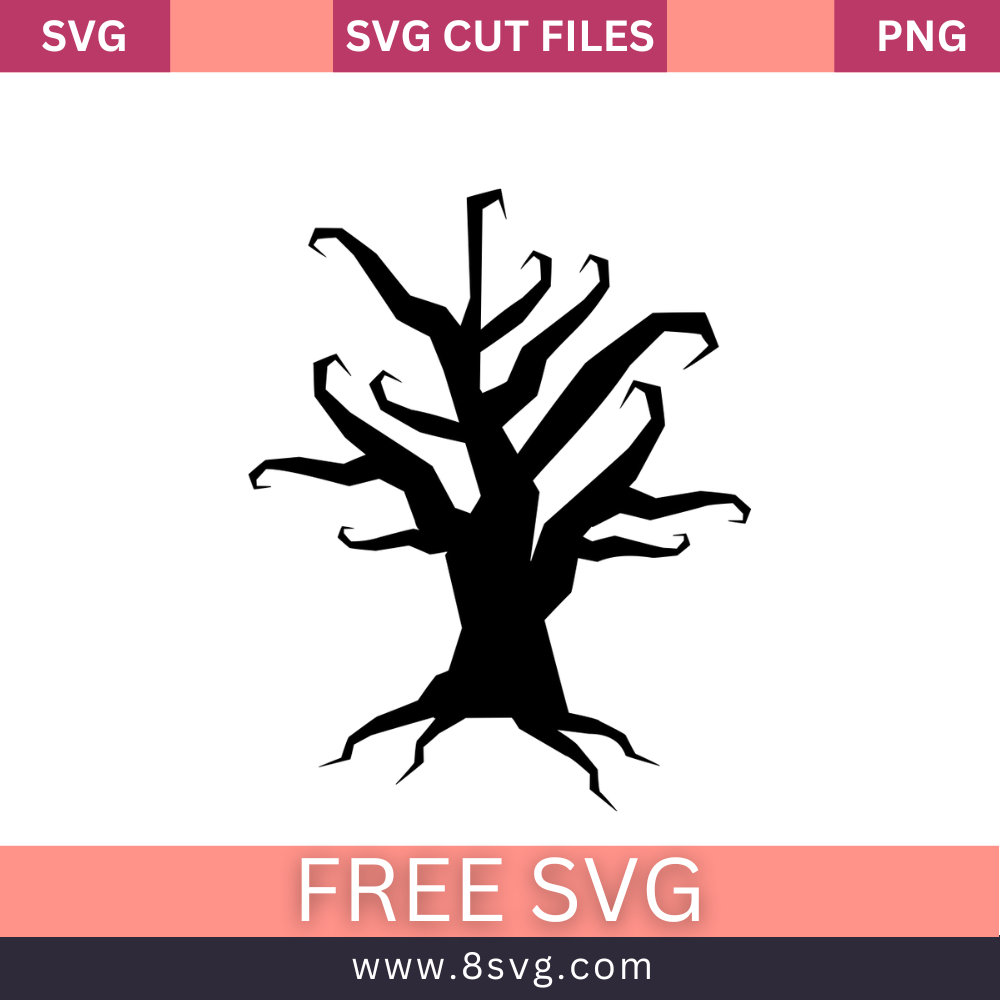 Tree SVG Free Cut File for Cricut – RNOSA LTD | 8SVG