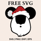 Disney Santa Claus Christmas SVG Free for Cricut or Silhouette-8SVG