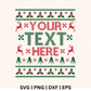 Ugly Christmas Sweater Design SVG Free & PNG for Cricut & Silhouette