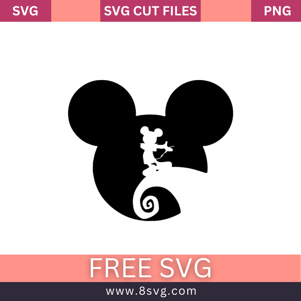 Mickey Mouse Disney SVG Free Cut File- 8SVG