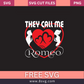 You can call me Romeo bee SVG Free And Png Download