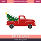 Christmas Tree in truck SVG Free And Png Download-8SVG