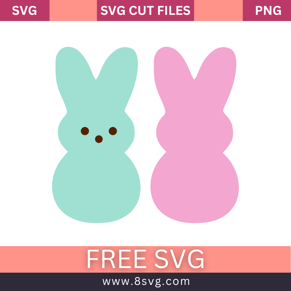 PEEPS SVG Free Cut File for Cricut Download- 8SVG