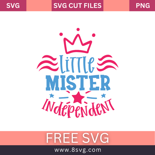 Little miss independent SVG Free And Png Download cut files for cricut- 8SVG
