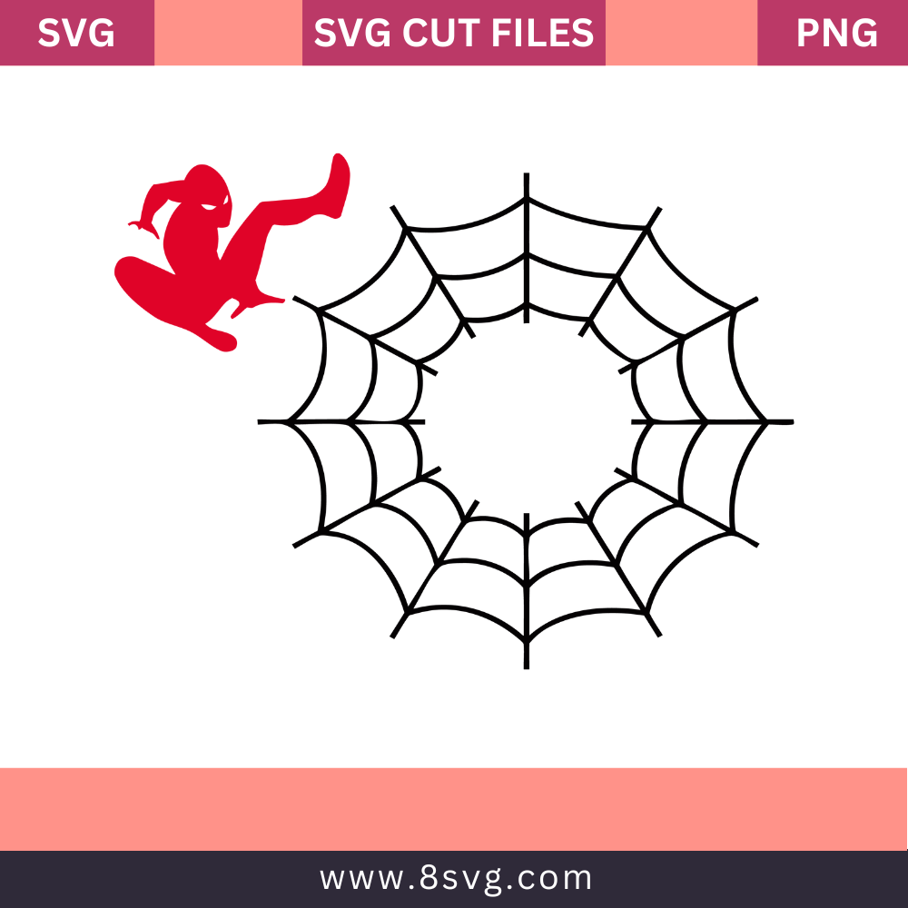 Spiderman SVG Free Cut File For Cricut- 8SVG