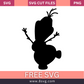 Olaf Silhouette Svg Free Cut File For Cricut- 8SVG