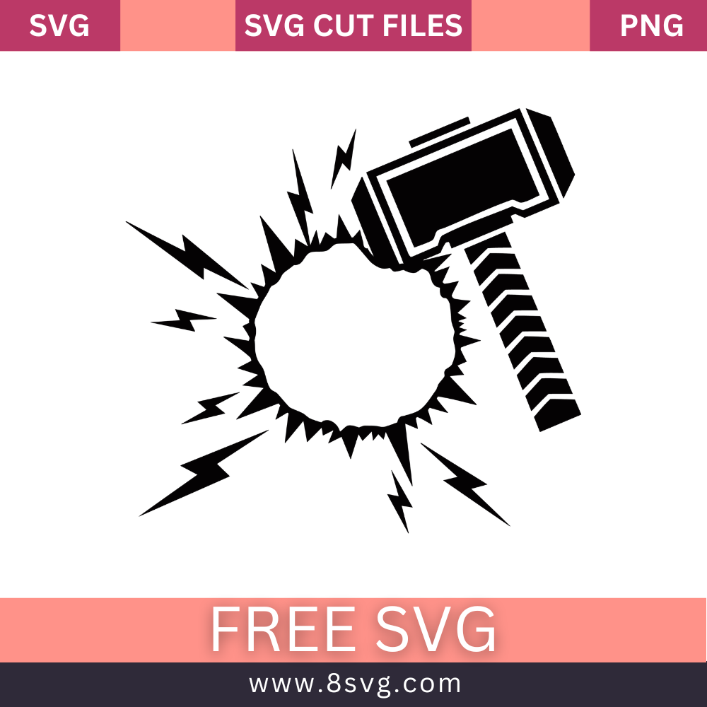 Thor Starbucks SVG Free Cut File for Cricut- 8SVG
