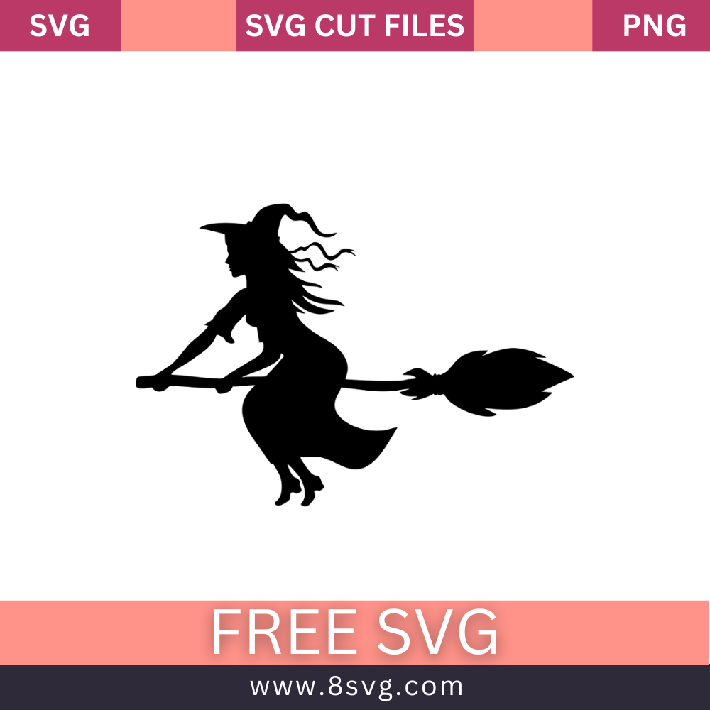 Witch SVG Free Cut File for Cricut Download – RNOSA LTD | 8SVG