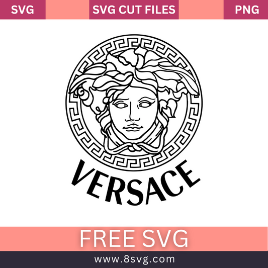 Versace Medusa Svg Cut File for Cricut- 8SVG