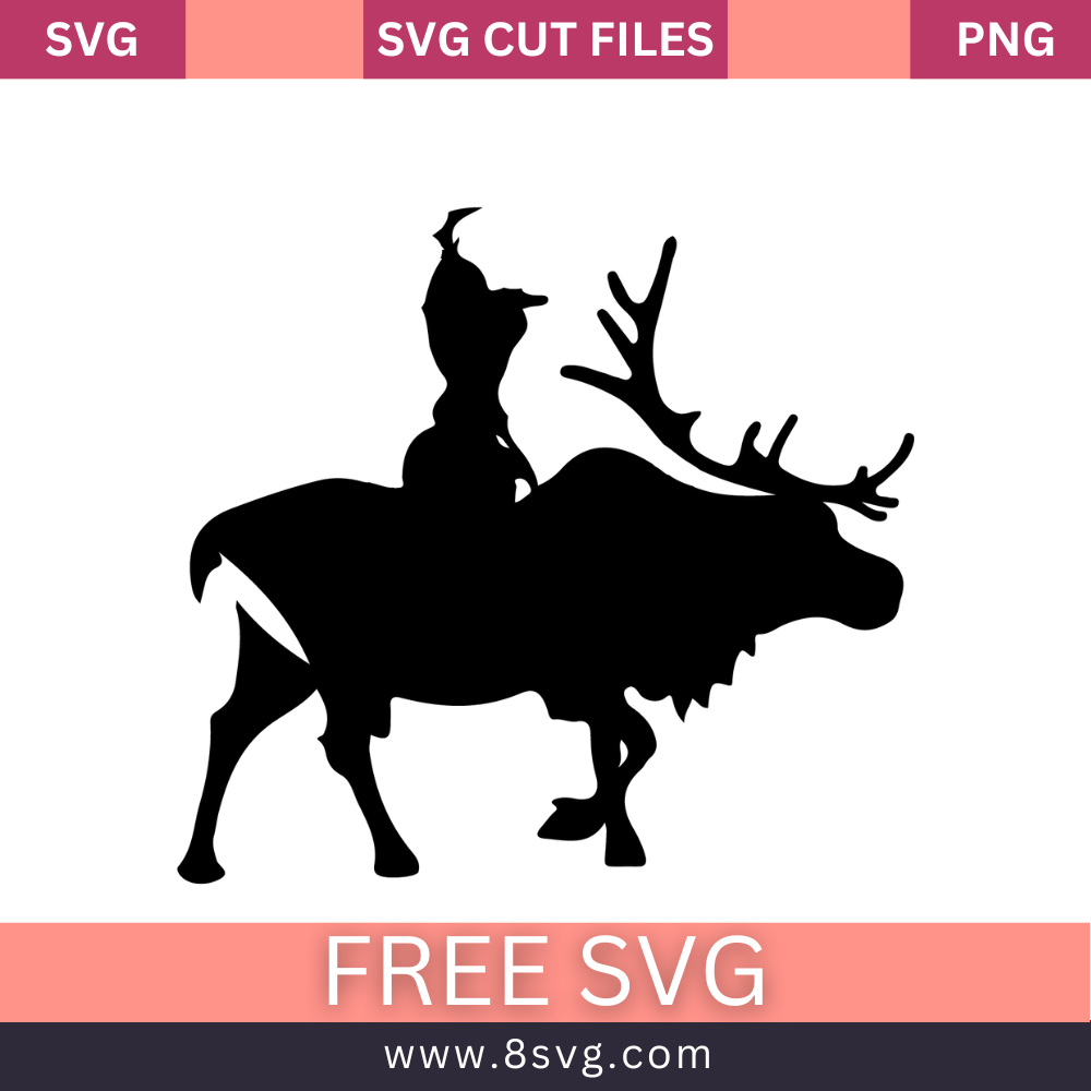 Olaf Svg Free Silhouette Cut File For Cricut- 8SVG