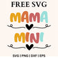 Mama and Mini SVG Free Cut Files for Cricut & Silhouette