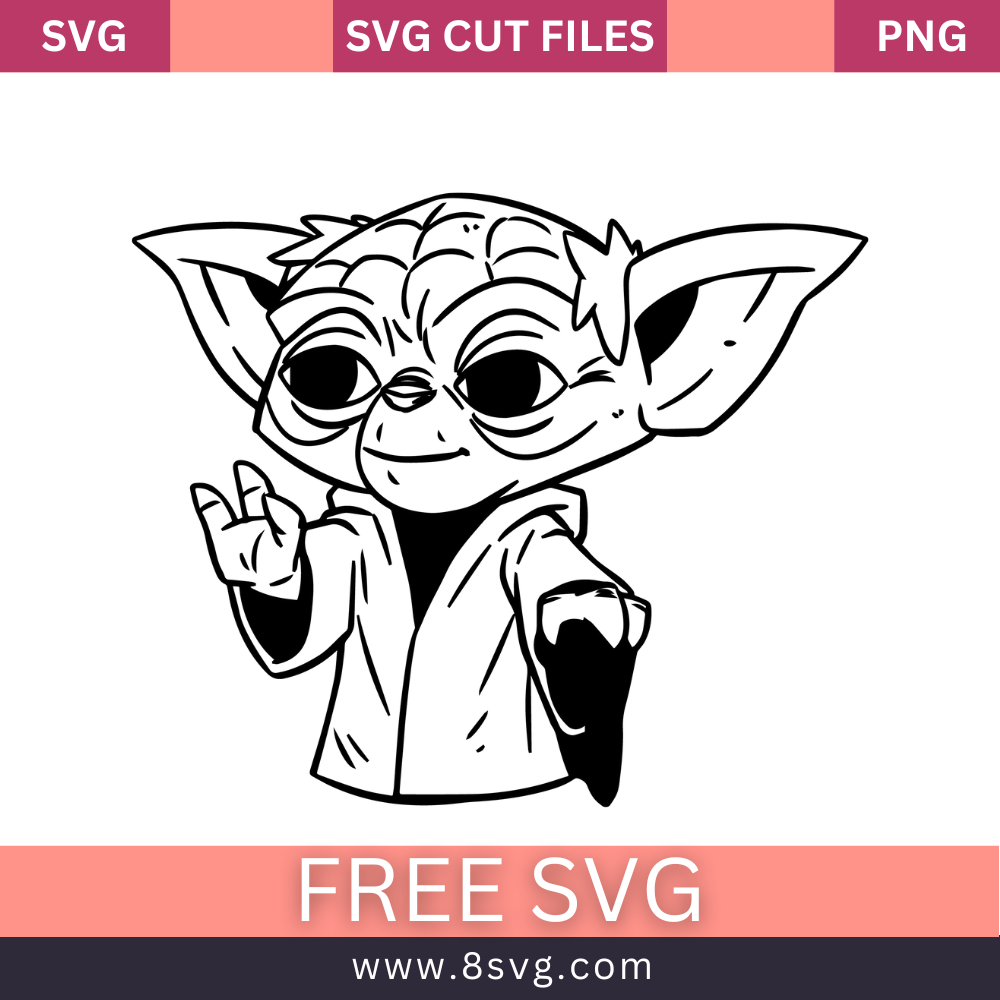 old Baby Yoda SVG Free And Png Download – 8SVG