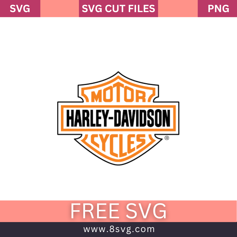 Free Harley Davidson SVG - Cut Files for Cricut | 8SVG – 8SVG