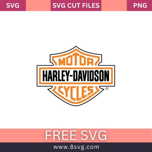 Motor Harley-Davidson Cycles Svg Free Cut File- 8SVG