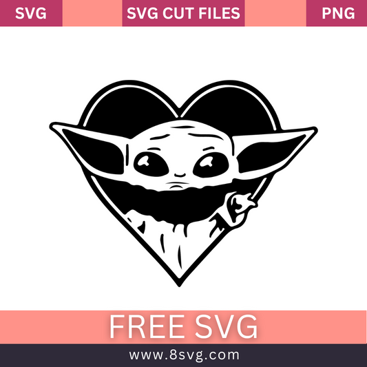 Star Wars Jedi Master Yoda SVG Free Cricut & Silhouette- 8SVG