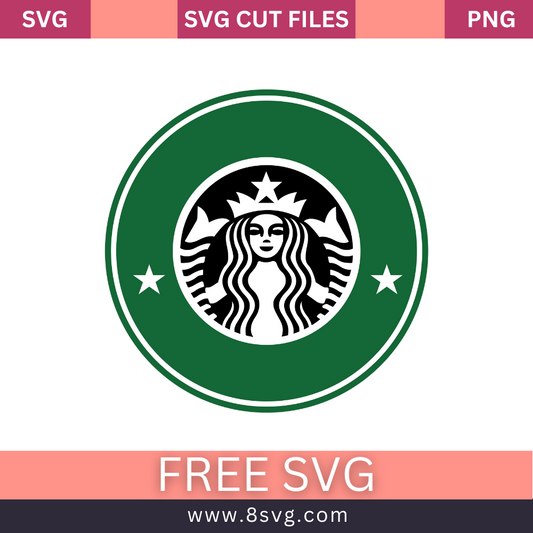 Starbucks SVG Free Cut File for Cricut Download- 8SVG