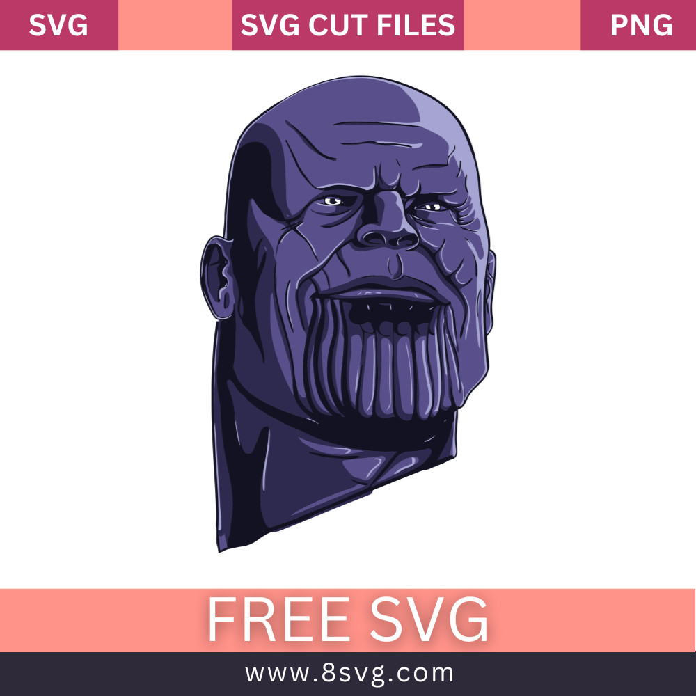 THANOS SVG Free And Png Download- 8SVG