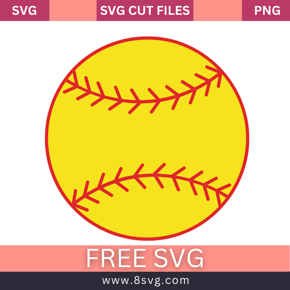 Softball SVG Free – RNOSA LTD | 8SVG