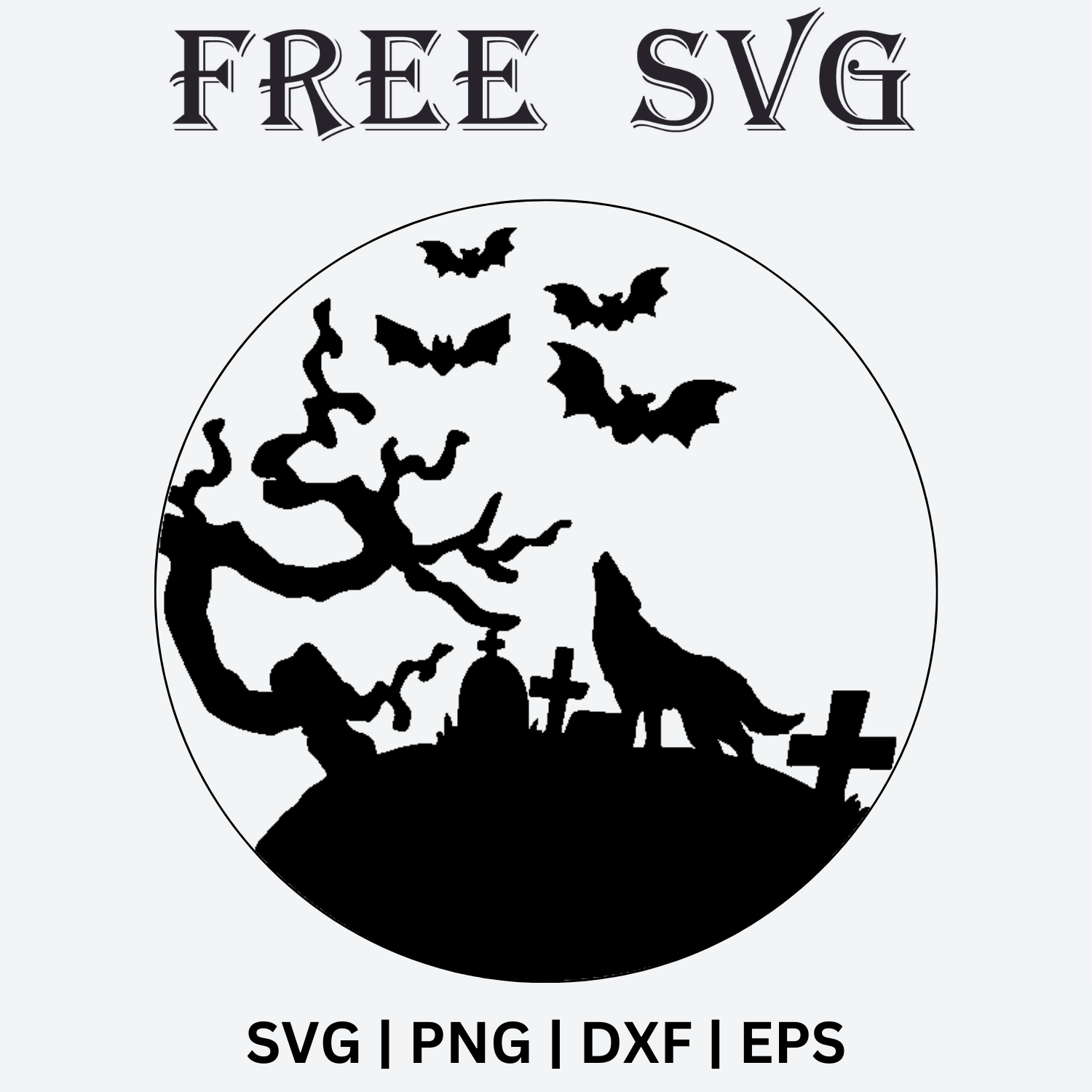 Cross Wolf Halloween keychain SVG free and PNG-8SVG