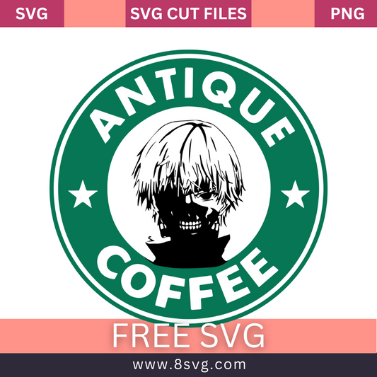 Tokyo ghoul Kanekiken Starbucks Logo Kaneki Ken SVG Free And Png Download- 8SVG