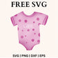 Girl Onesies Clipart SVG Free & PNG file for Cricut