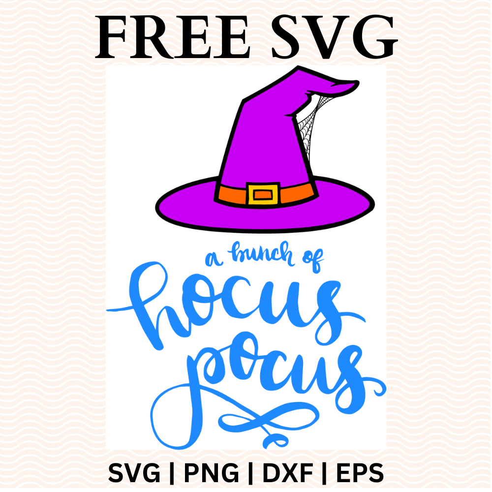 It's a Bunch of Hocus Pocus SVG Free & PNG Craft Cut File-8SVG