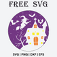 Witch House Halloween keychain SVG free and PNG-8SVG